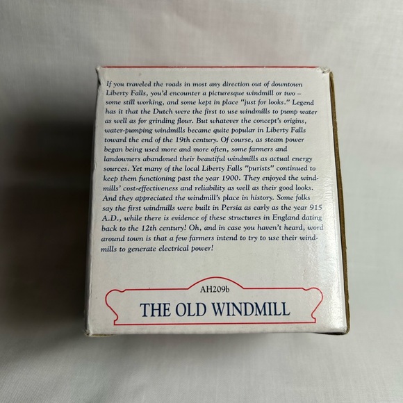 Liberty Falls Collection The Old Windmill Miniature Village Building - Picture 5 of 11